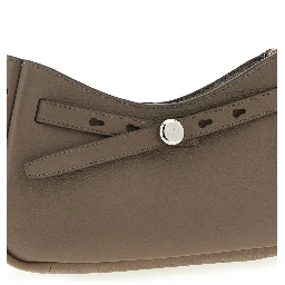 Brown Cowhide Shoulder Bag