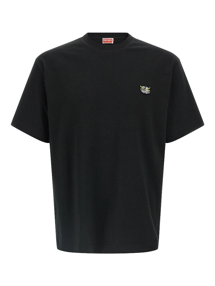 Black Cotton T-Shirt