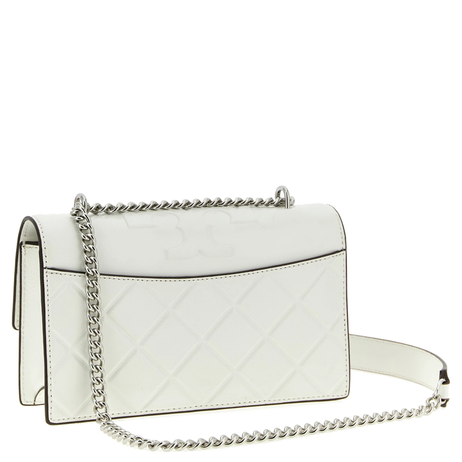 White Goatskin Crossbody Bag