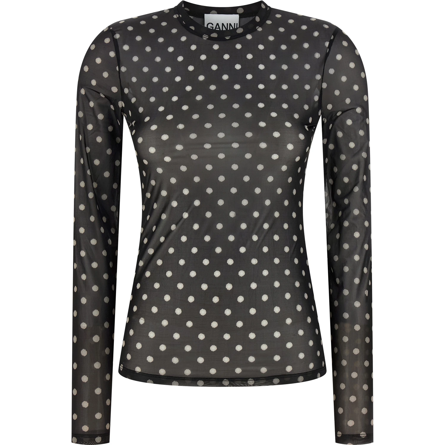 Black Polyester Sweatshirt