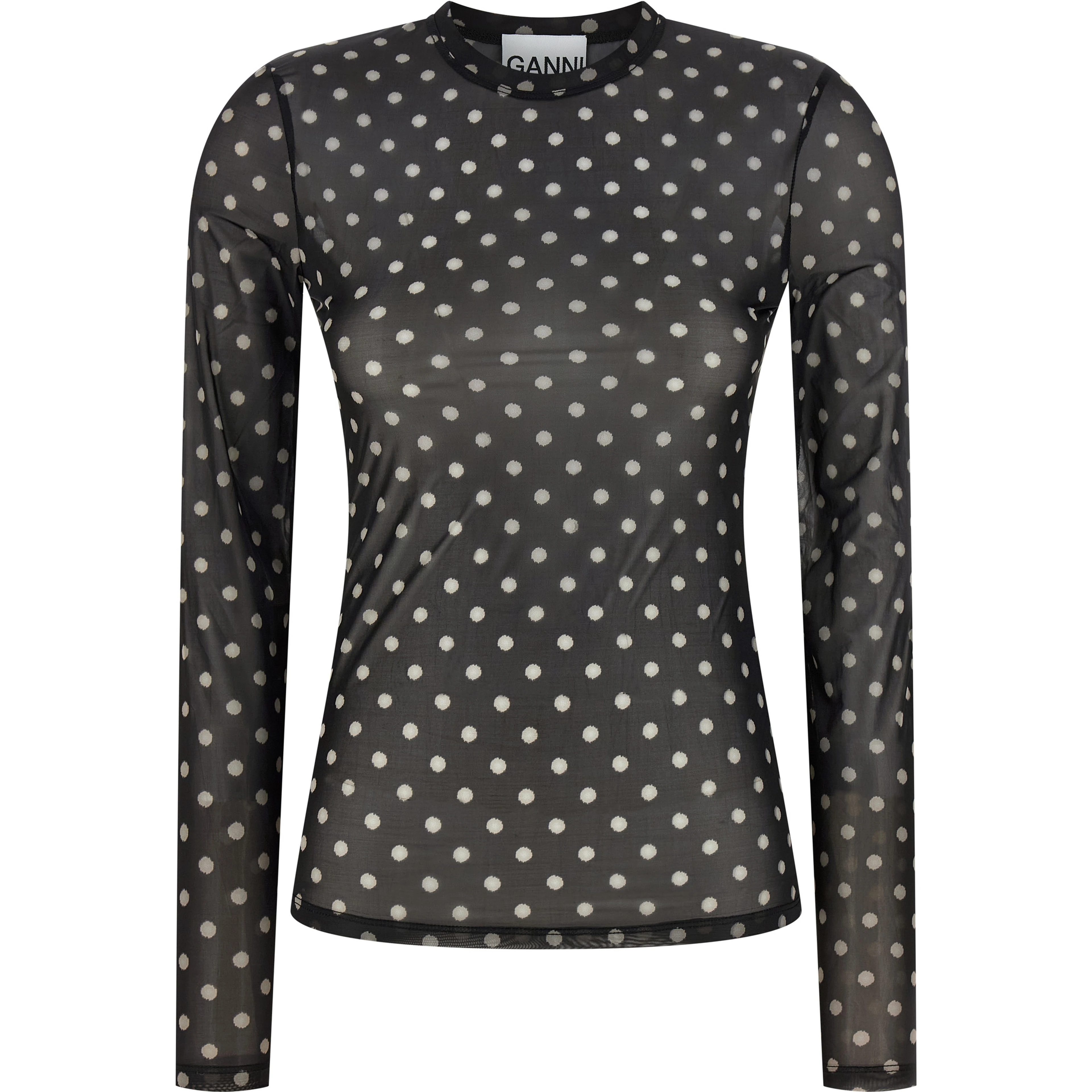 Black Polyester Sweatshirt