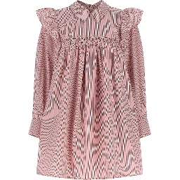 Multicolor Organic Cotton Short Dress