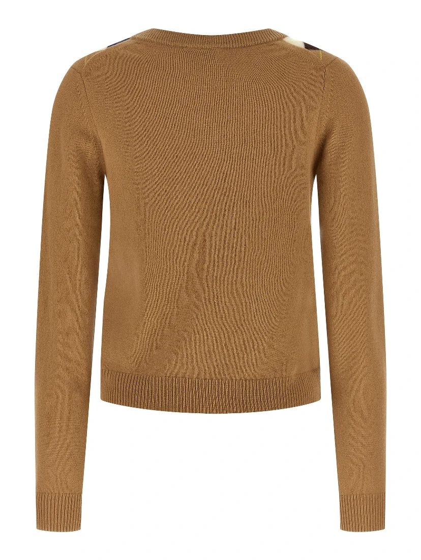 Beige Wool Cardigan