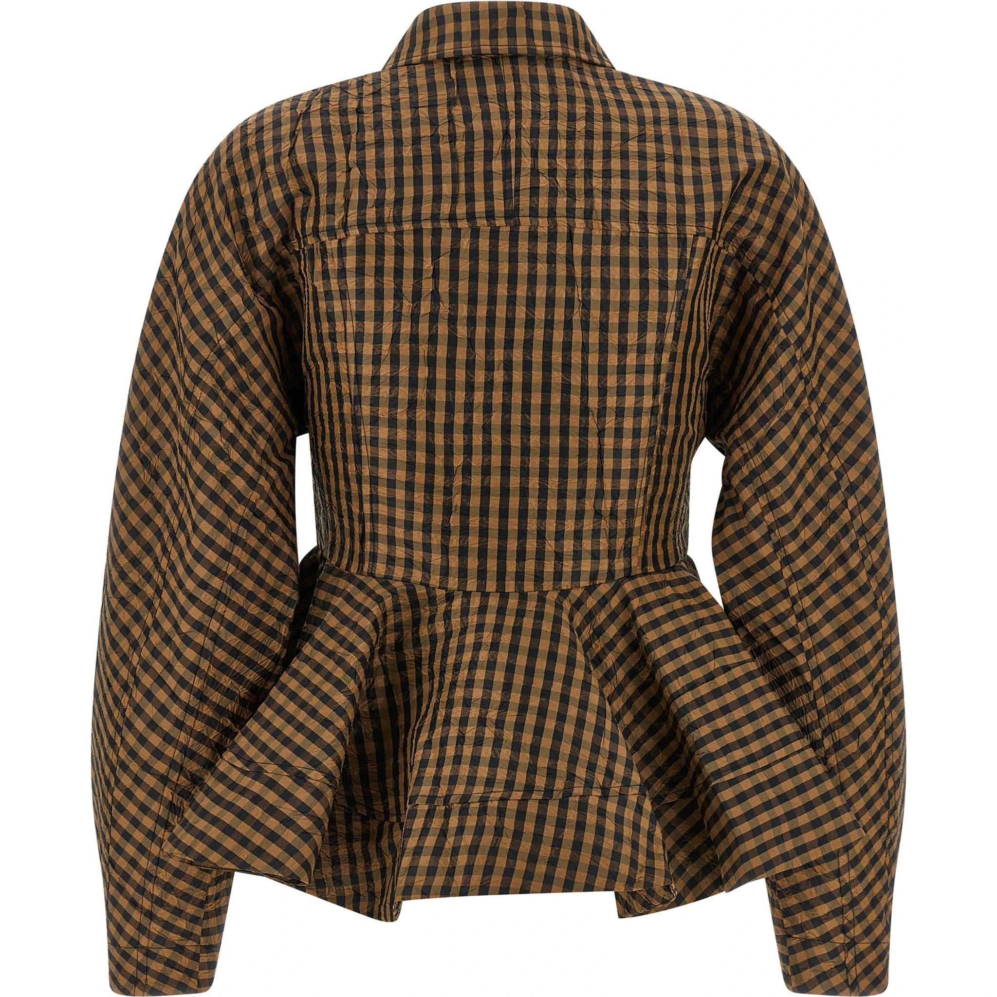 Brown Recycled Polyester Blouse