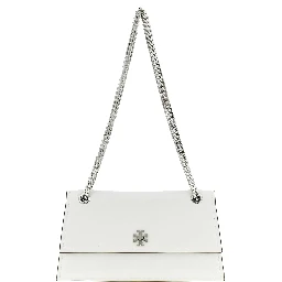 White Lamb Leather Shoulder Bag