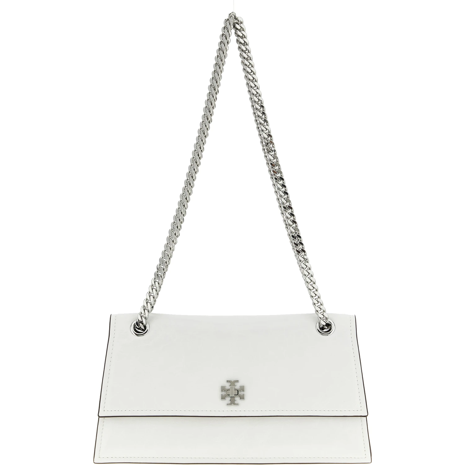 White Lamb Leather Shoulder Bag