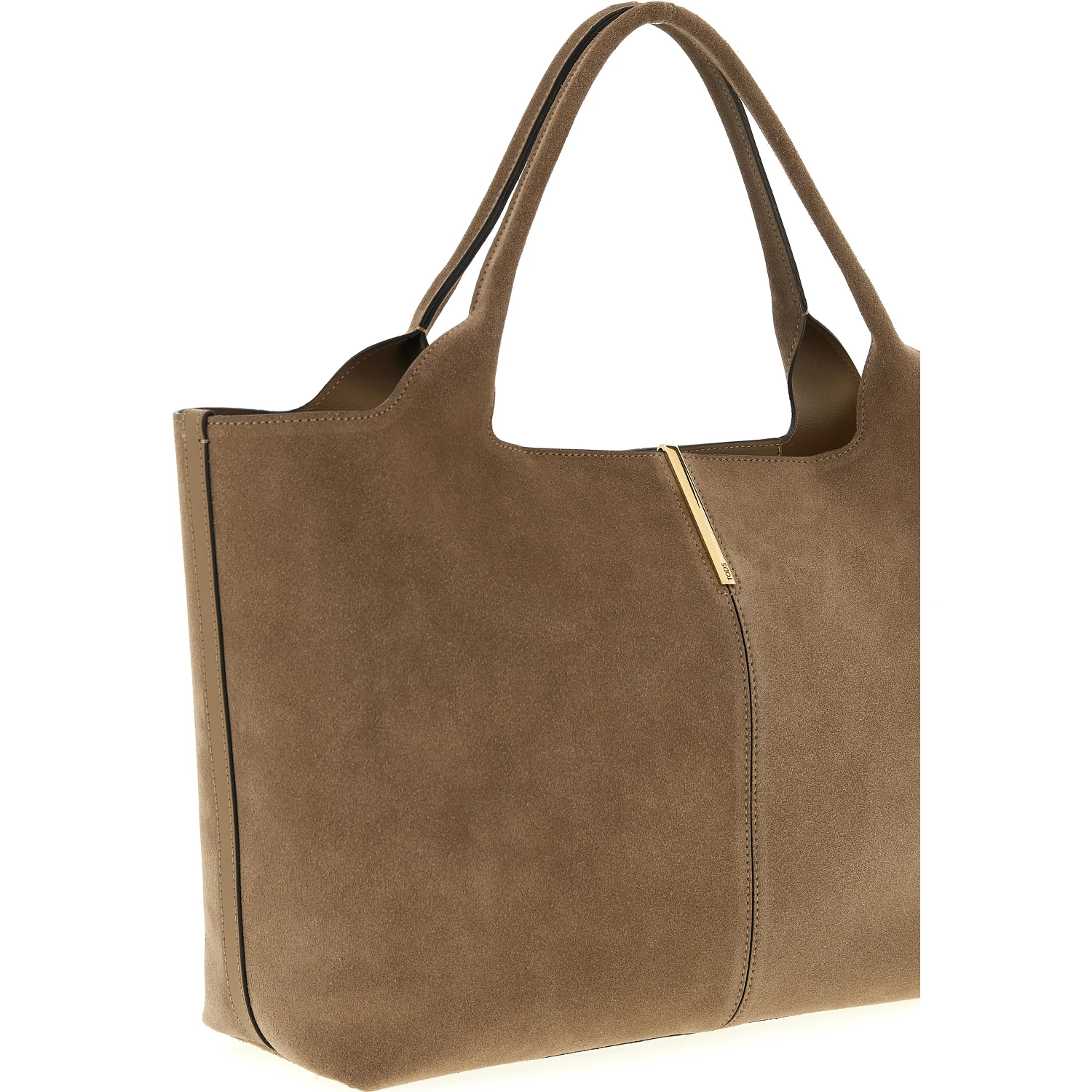 Beige Calfskin Tote Bag