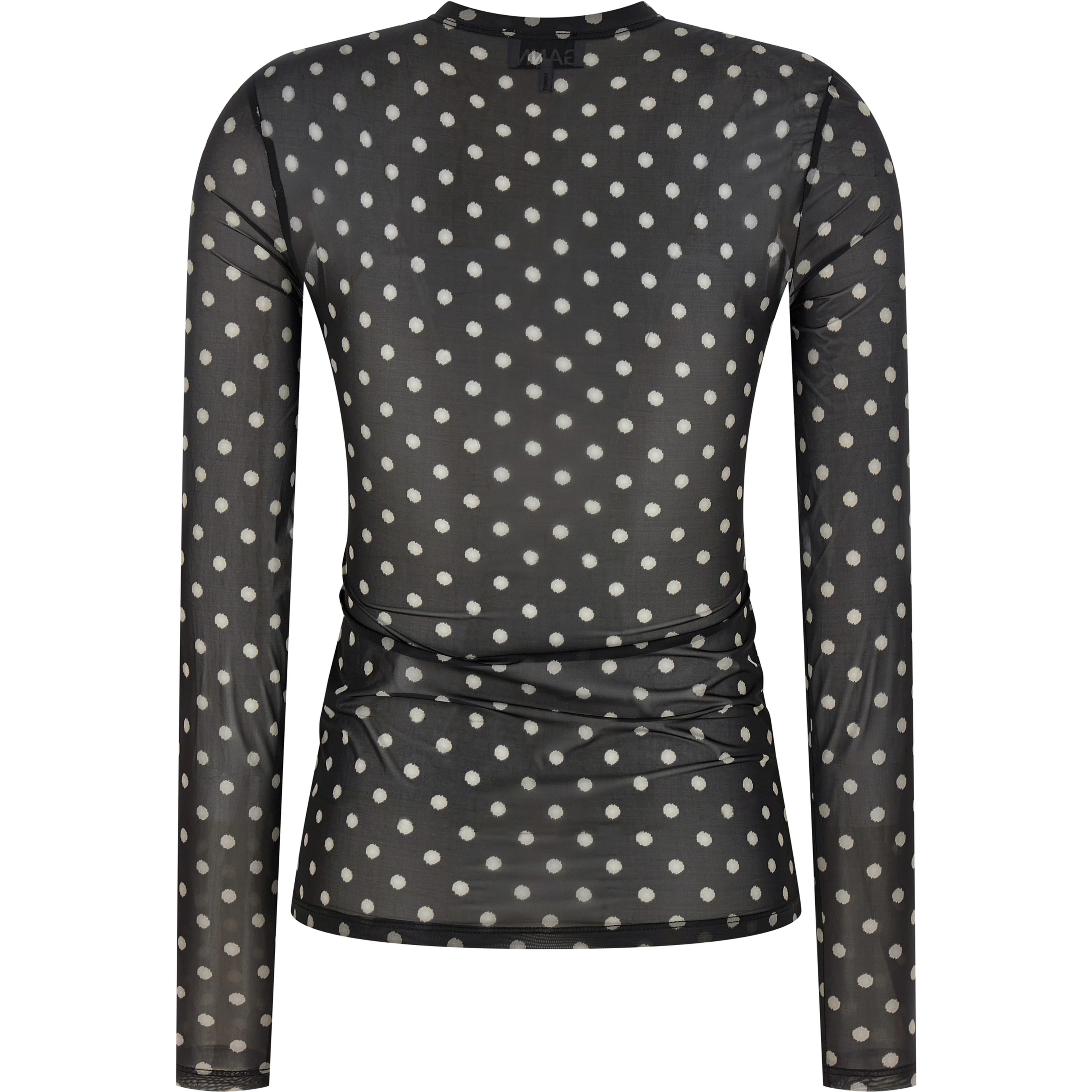 Black Polyester Sweatshirt