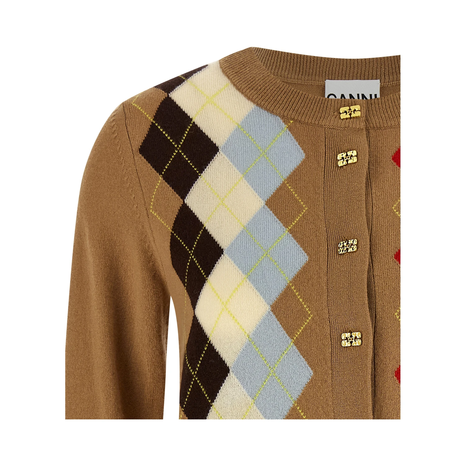 Beige Wool Cardigan