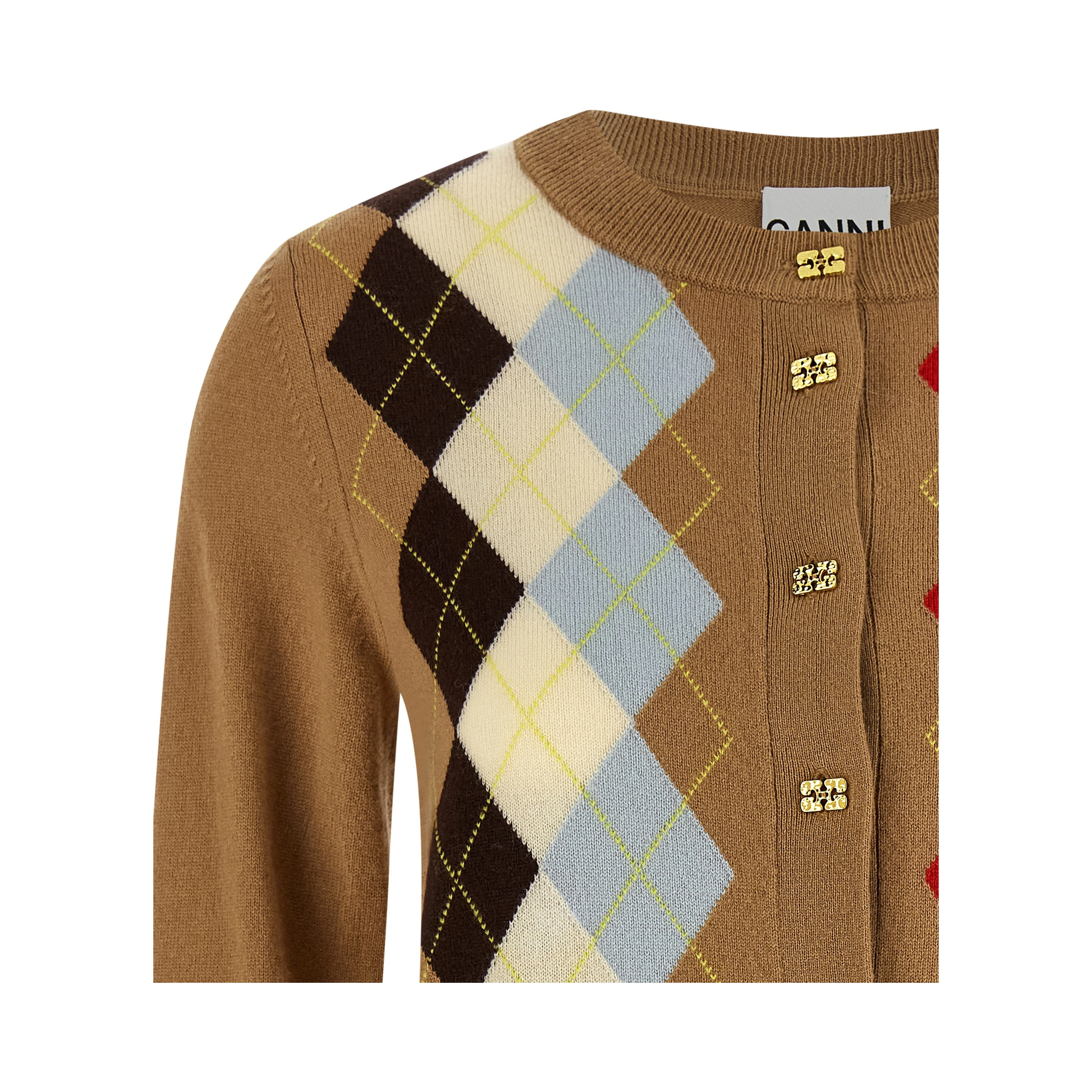 Beige Wool Cardigan