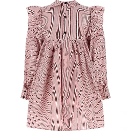 Multicolor Organic Cotton Short Dress