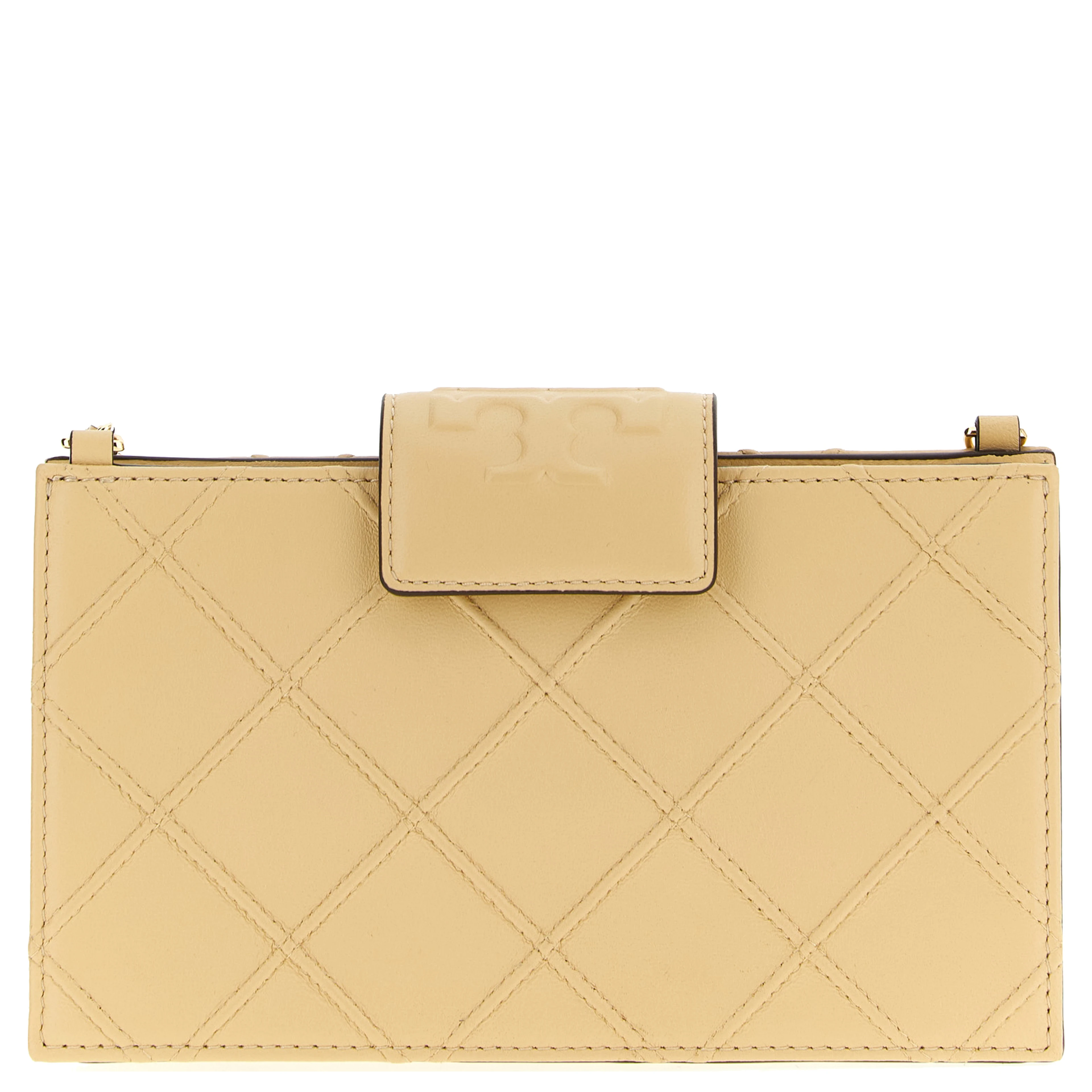 Beige Lamb Leather Cardholder