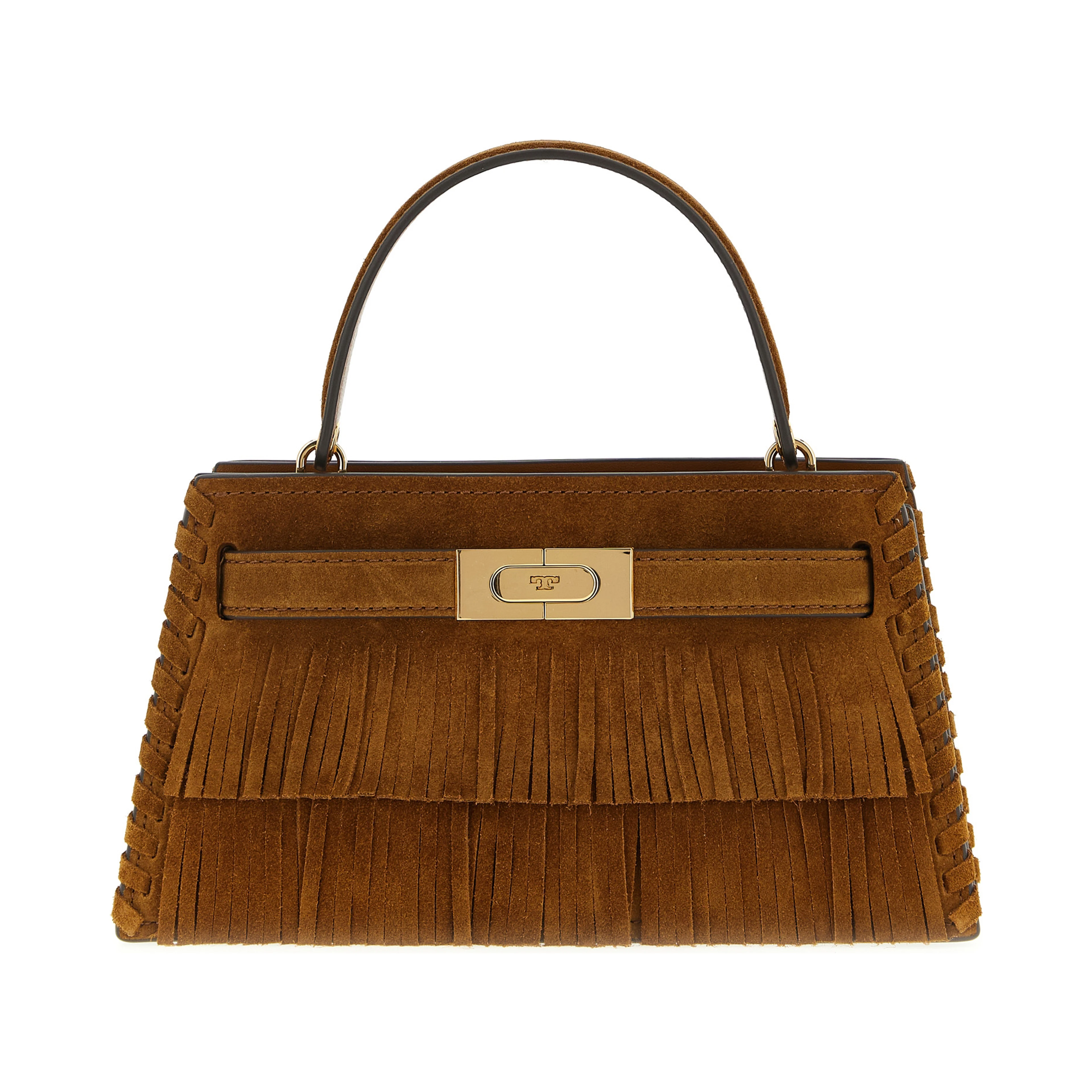 Brown Bovine Leather Handbag