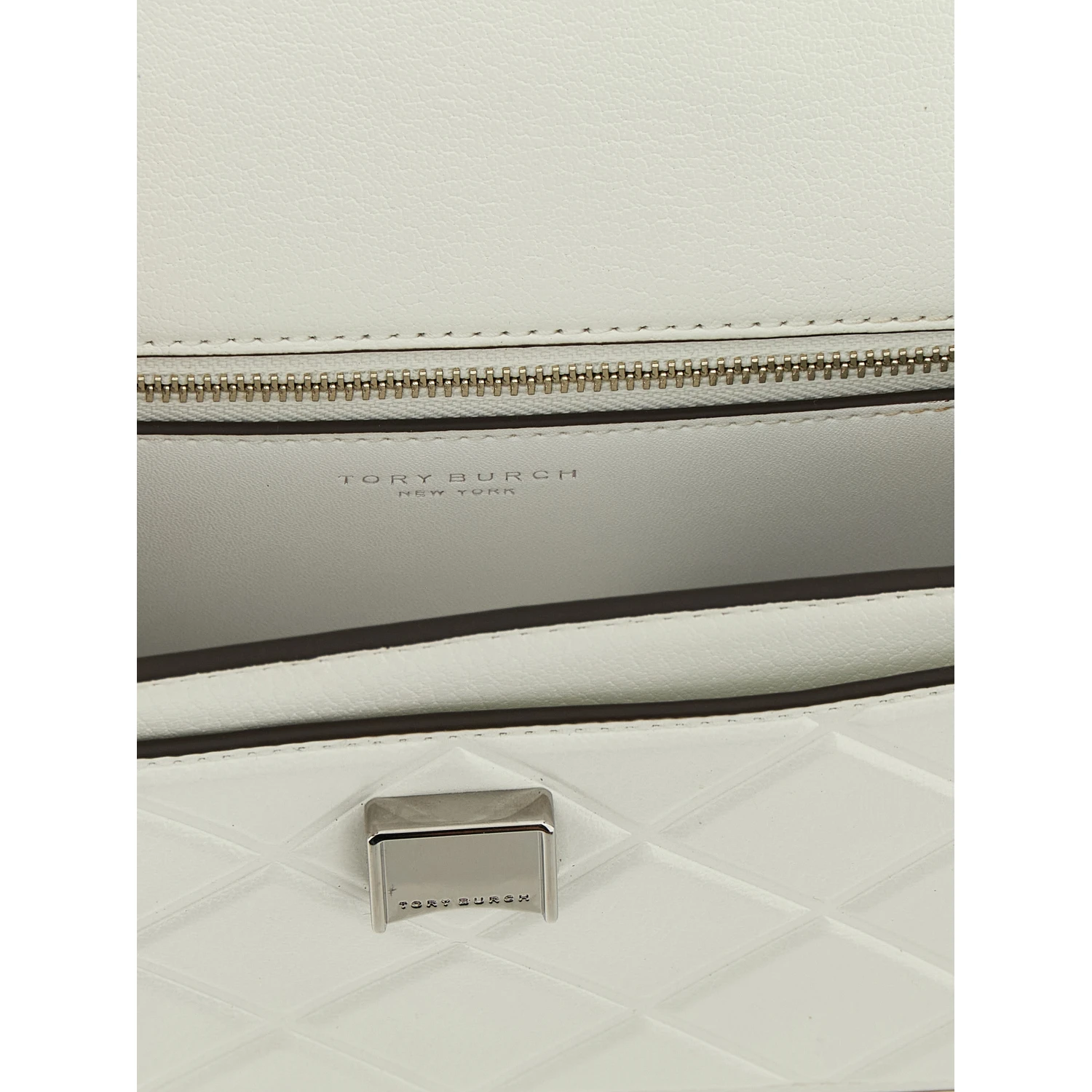 White Goatskin Crossbody Bag