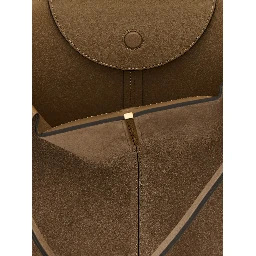 Beige Calfskin Tote Bag