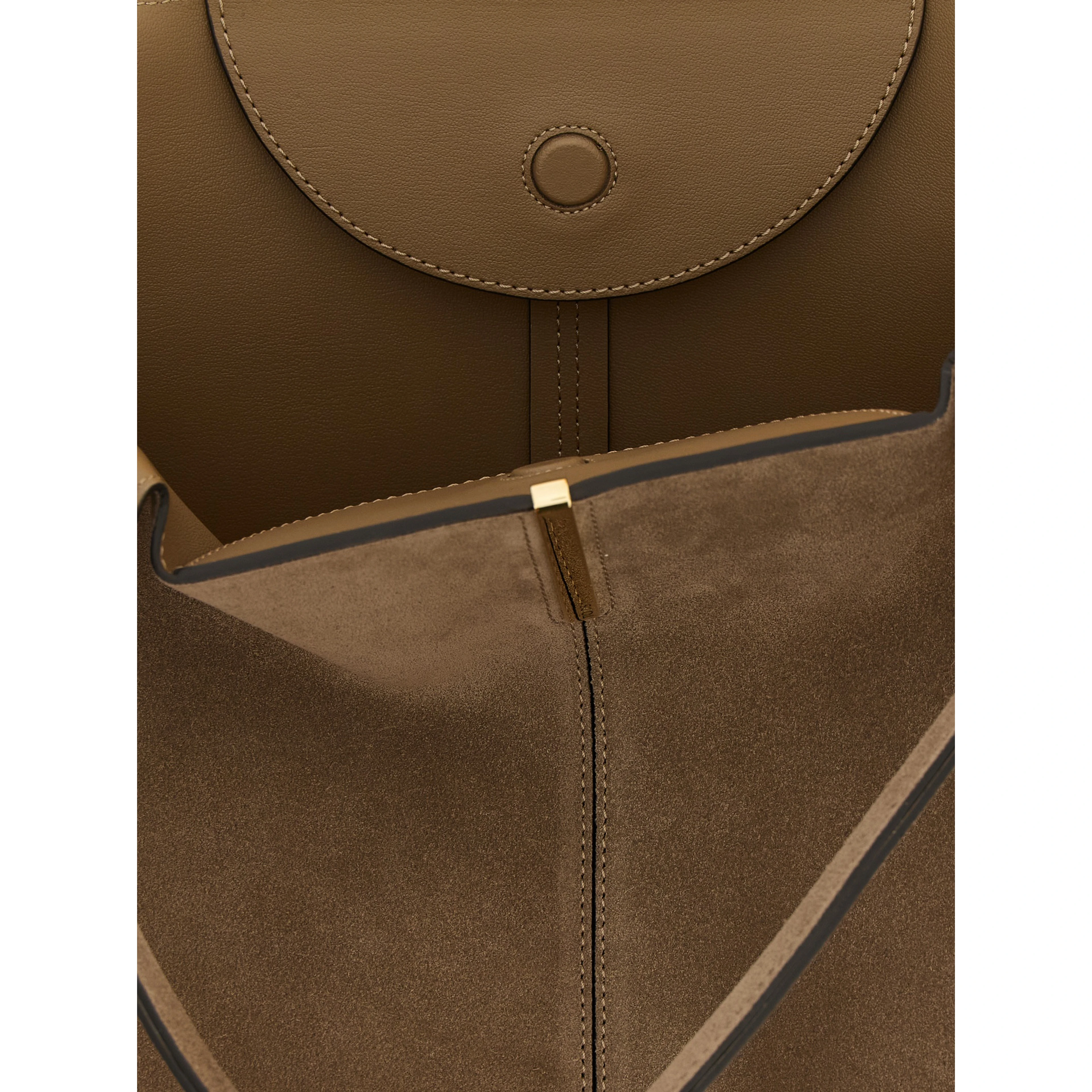 Beige Calfskin Tote Bag
