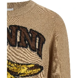 Beige Wool Cardigan