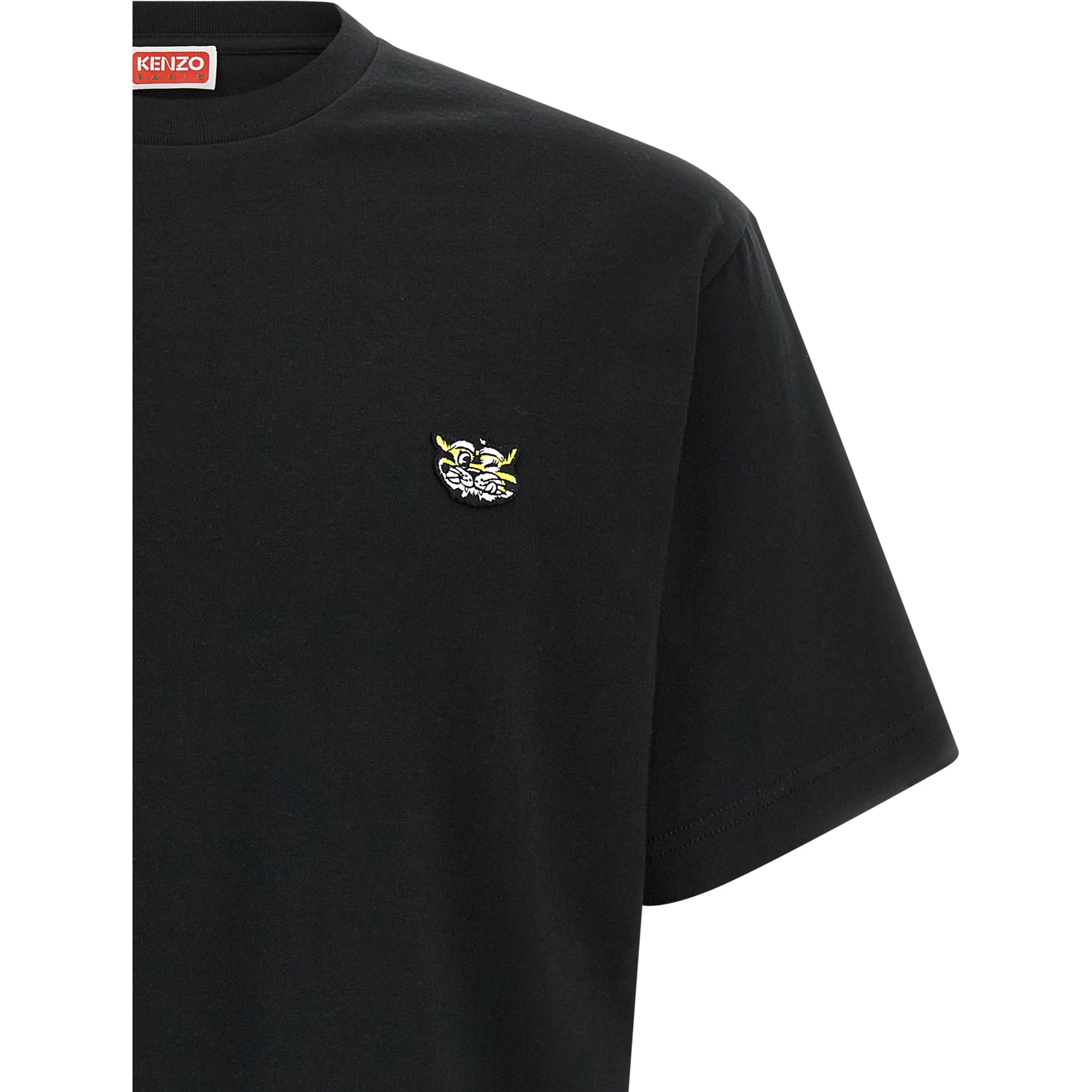 Black Cotton T-Shirt