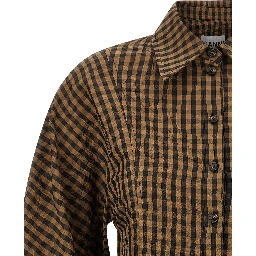 Brown Recycled Polyester Blouse