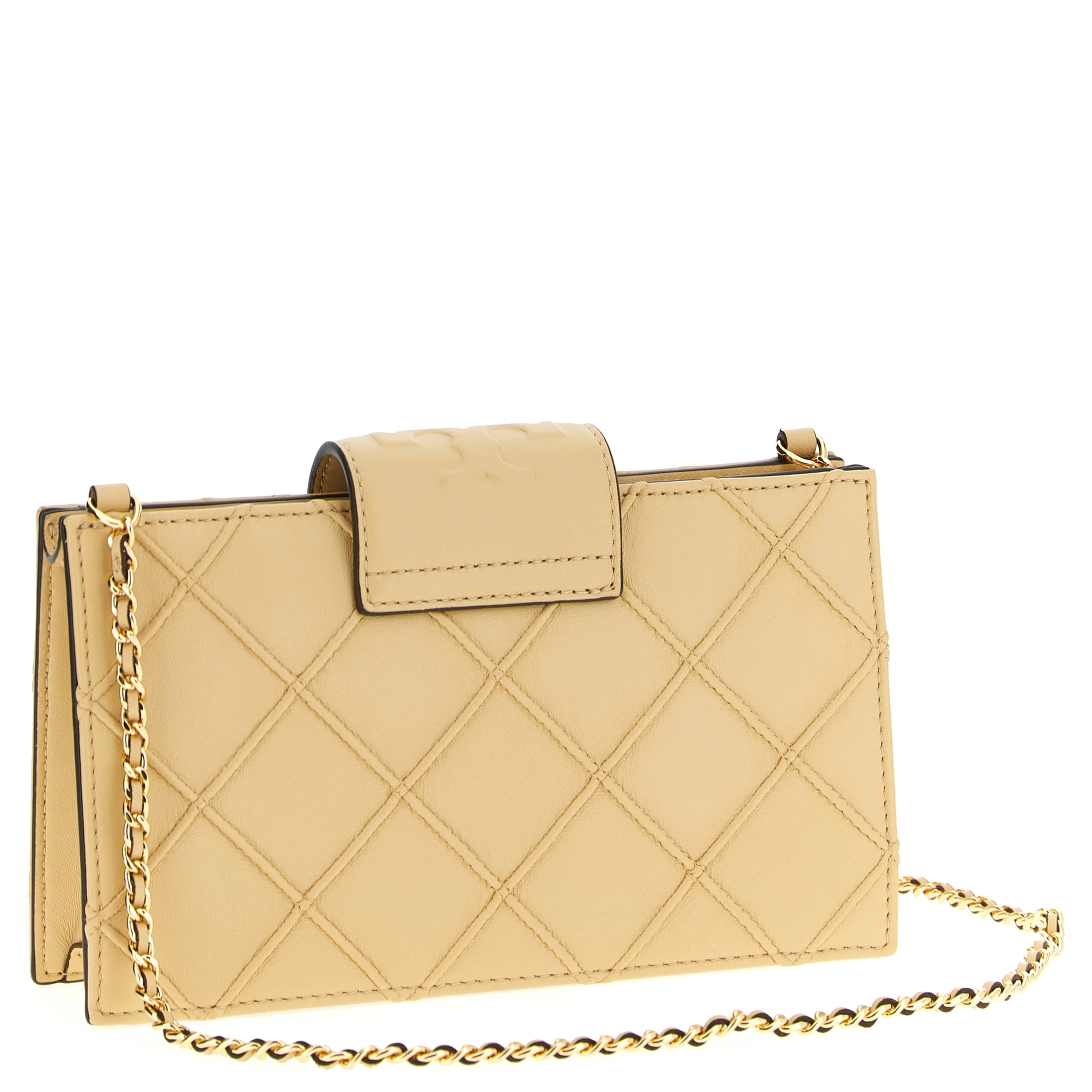 Beige Lamb Leather Cardholder