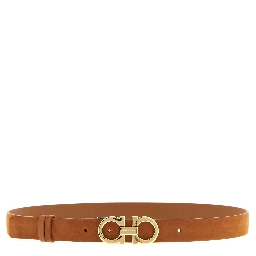 Brown Calfskin Regular Belt
