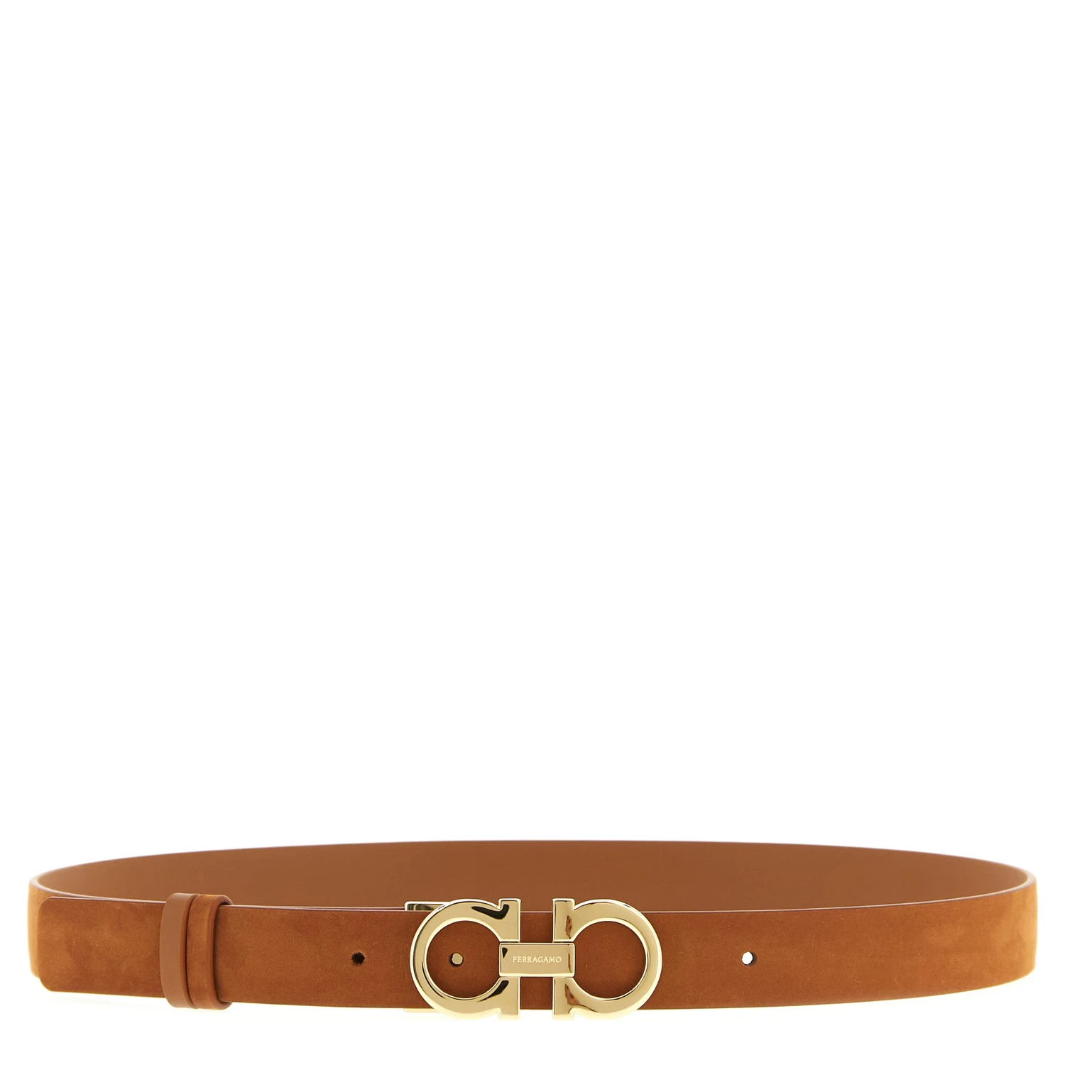 Brown Calfskin Regular Belt