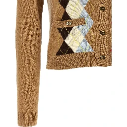 Beige Wool Cardigan