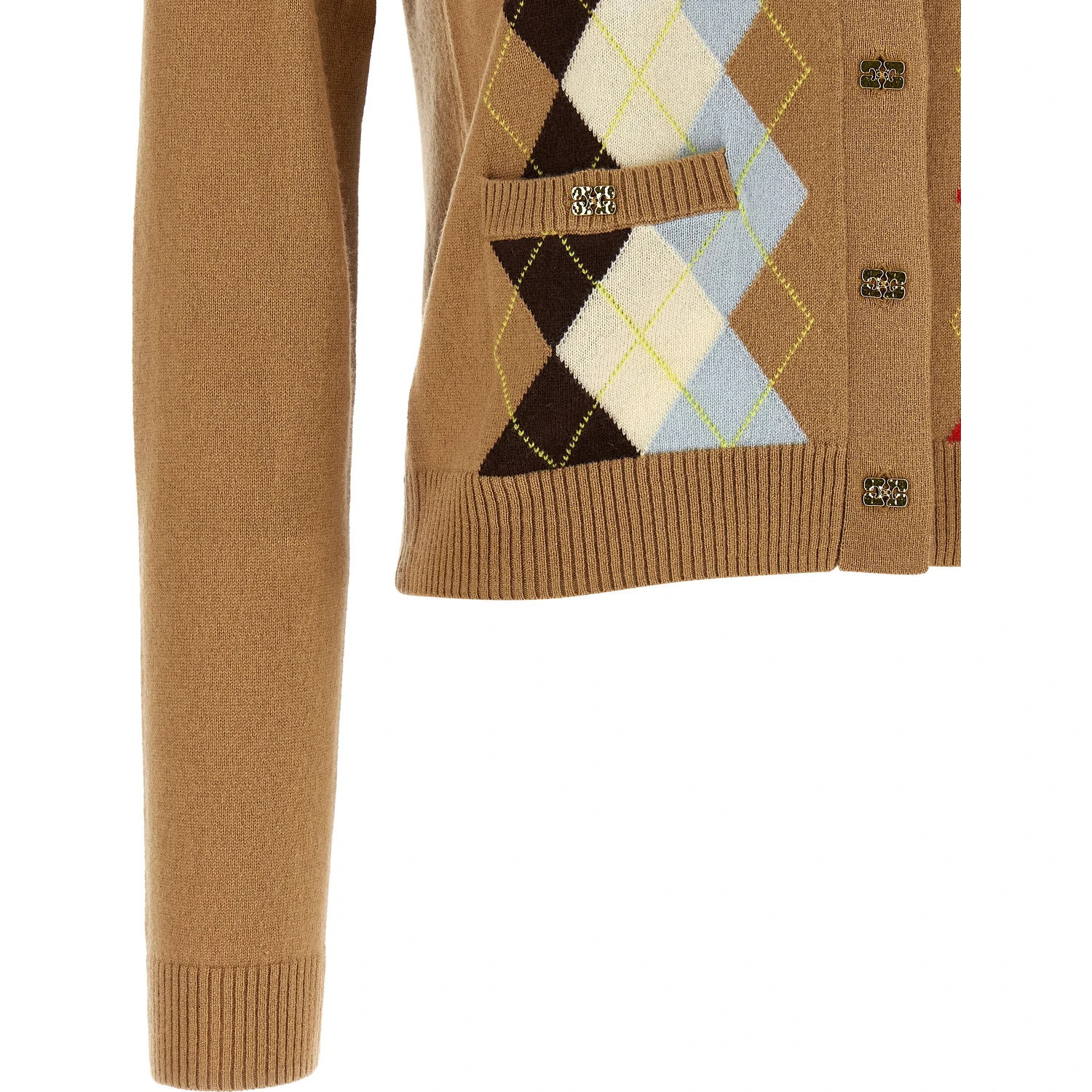 Beige Wool Cardigan