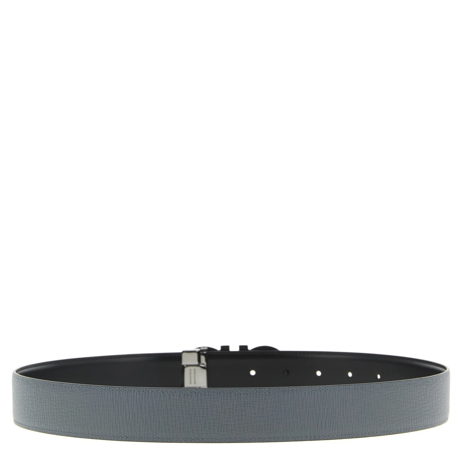 Gray Calfskin Regular Belt