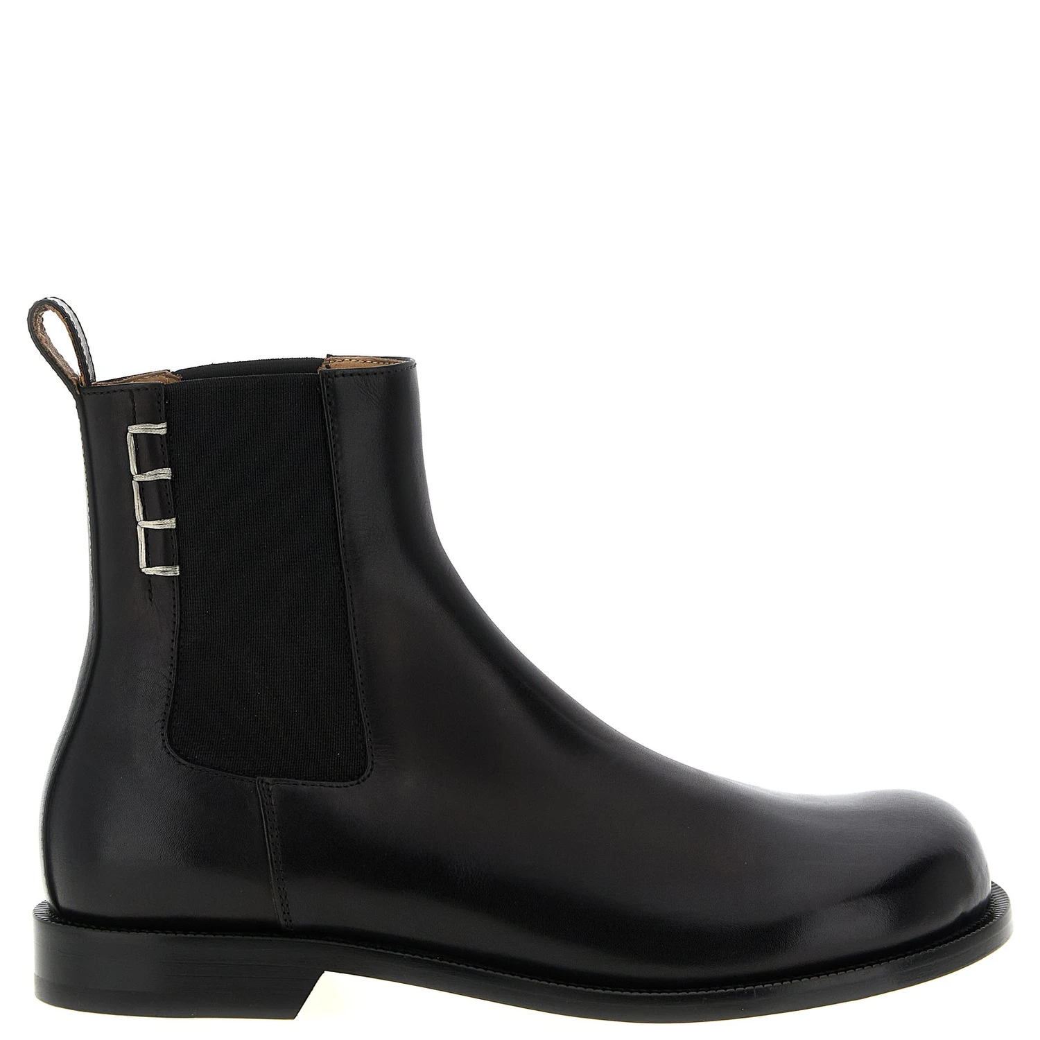 Black Calfskin Chelsea Boots