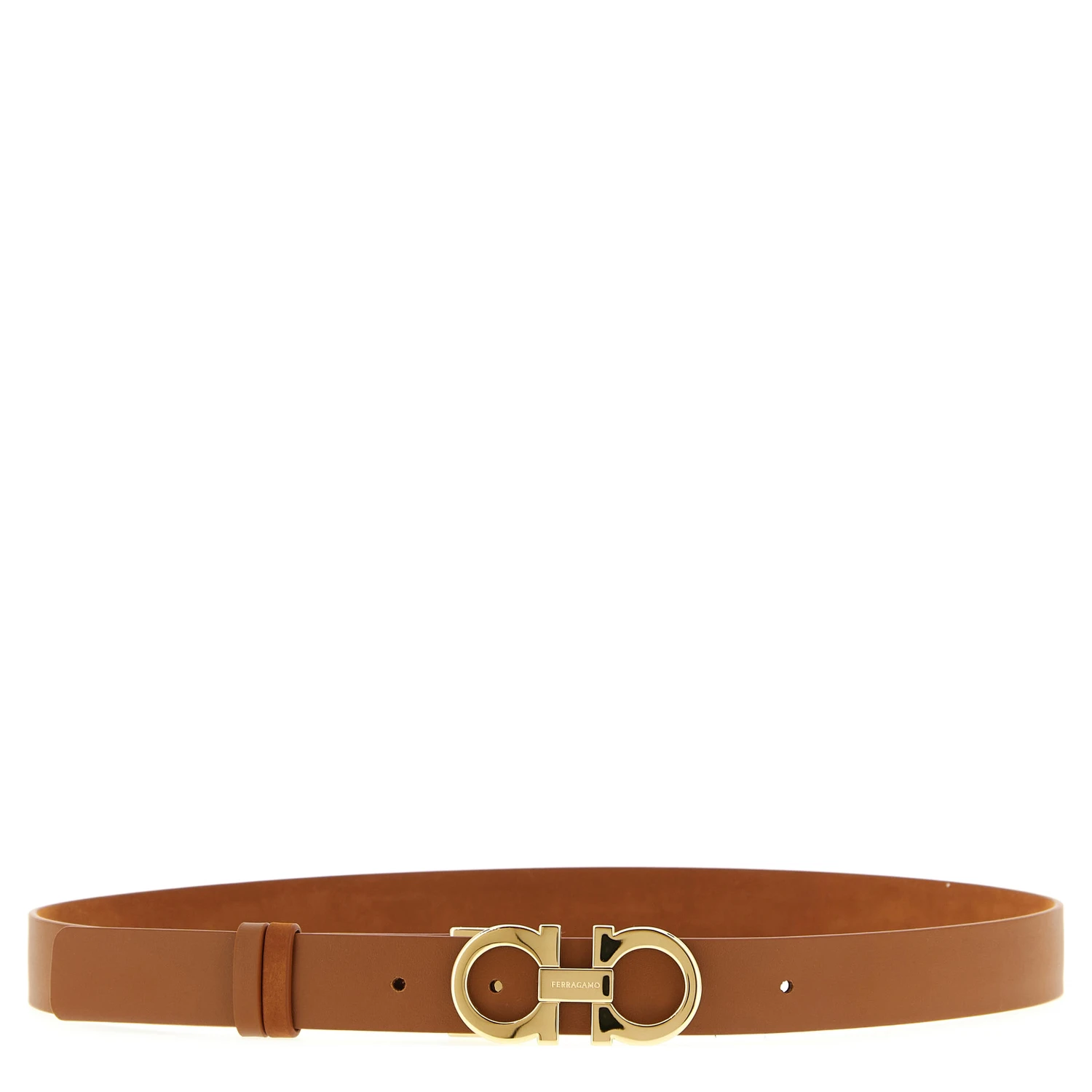Brown Calfskin Regular Belt