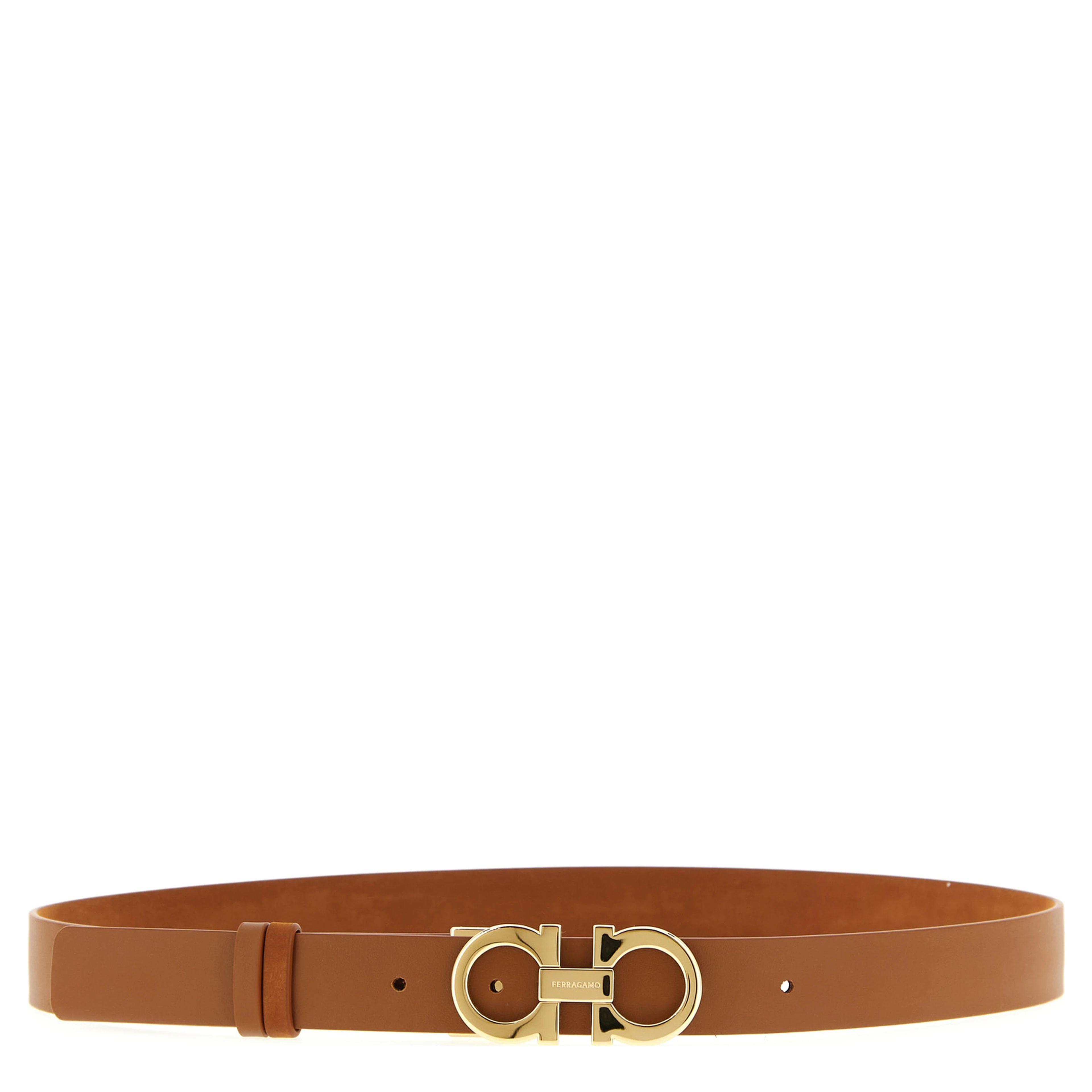 Brown Calfskin Regular Belt