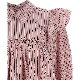 Multicolor Organic Cotton Short Dress