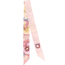 Multicolor Silk Foulard