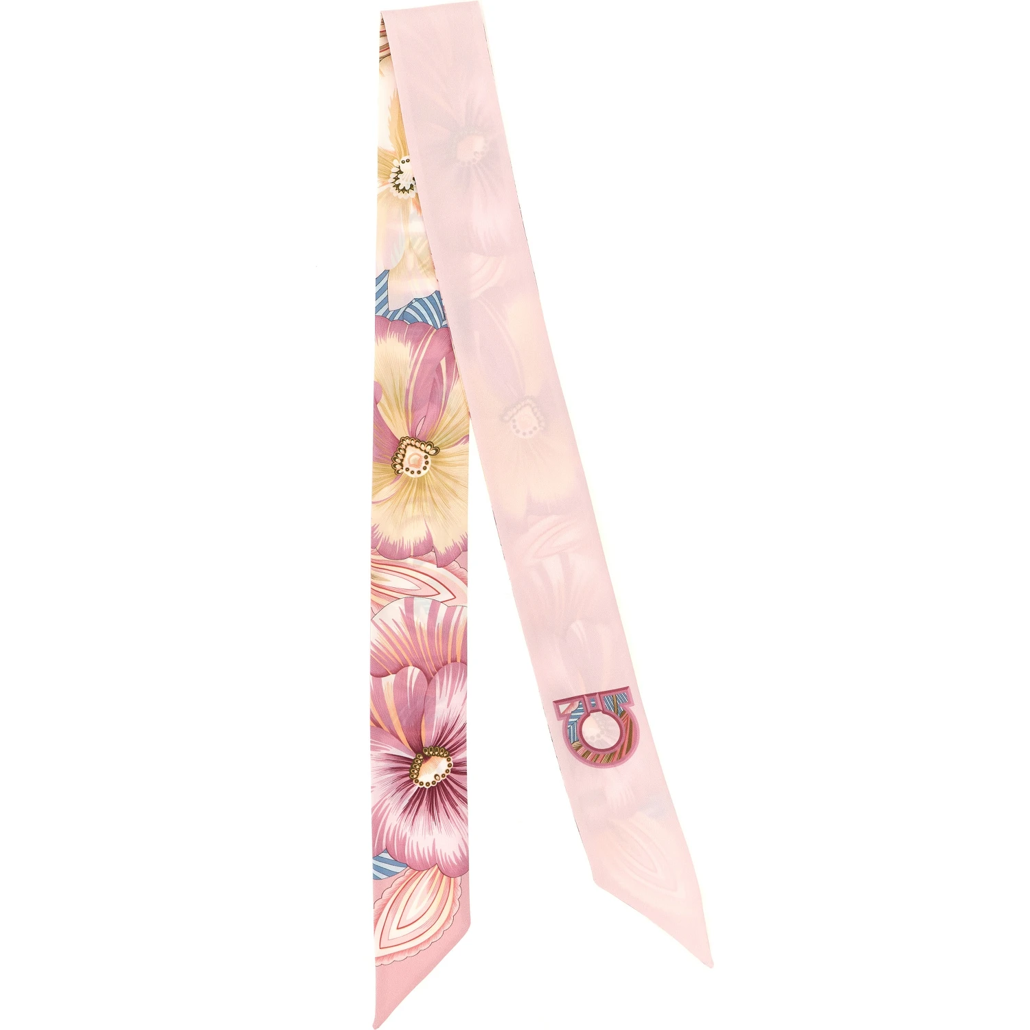Multicolor Silk Foulard