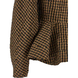 Brown Recycled Polyester Blouse