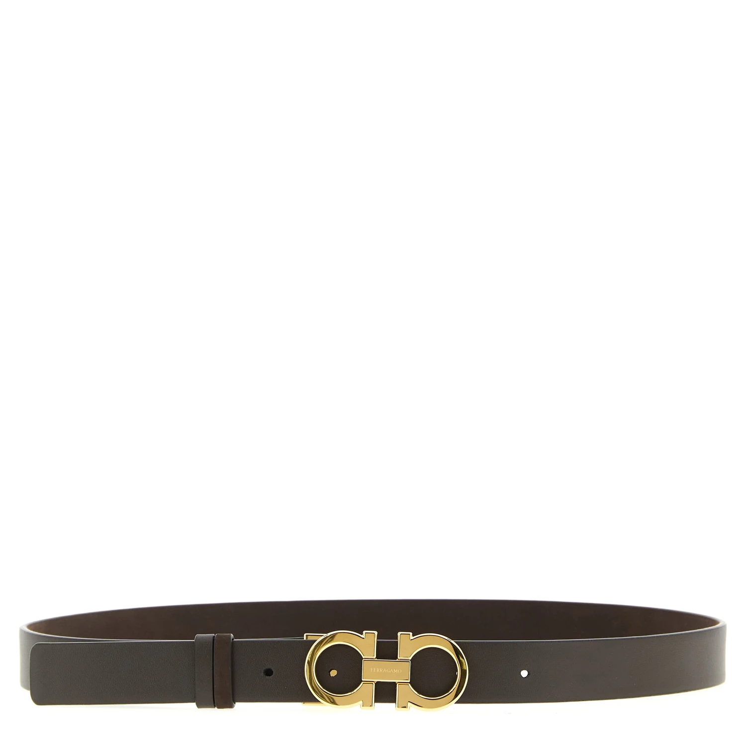Brown Calfskin Regular Belt