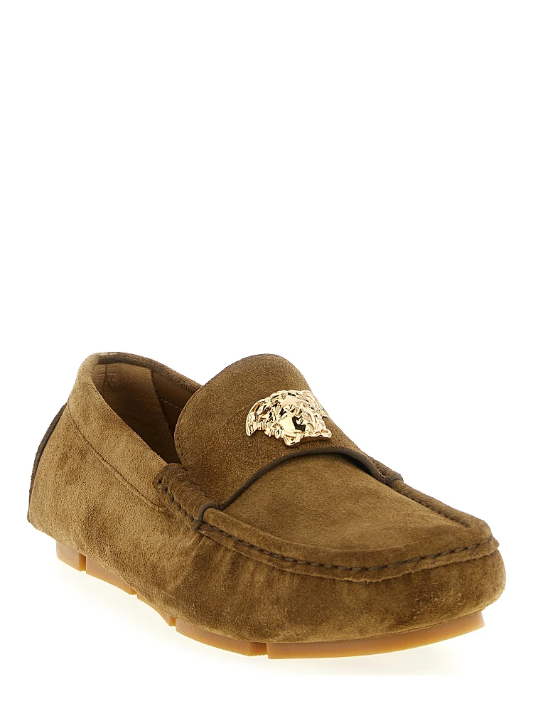 Brown Calfskin Slip-On Loafers alternative