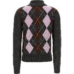 Gray Wool Cardigan