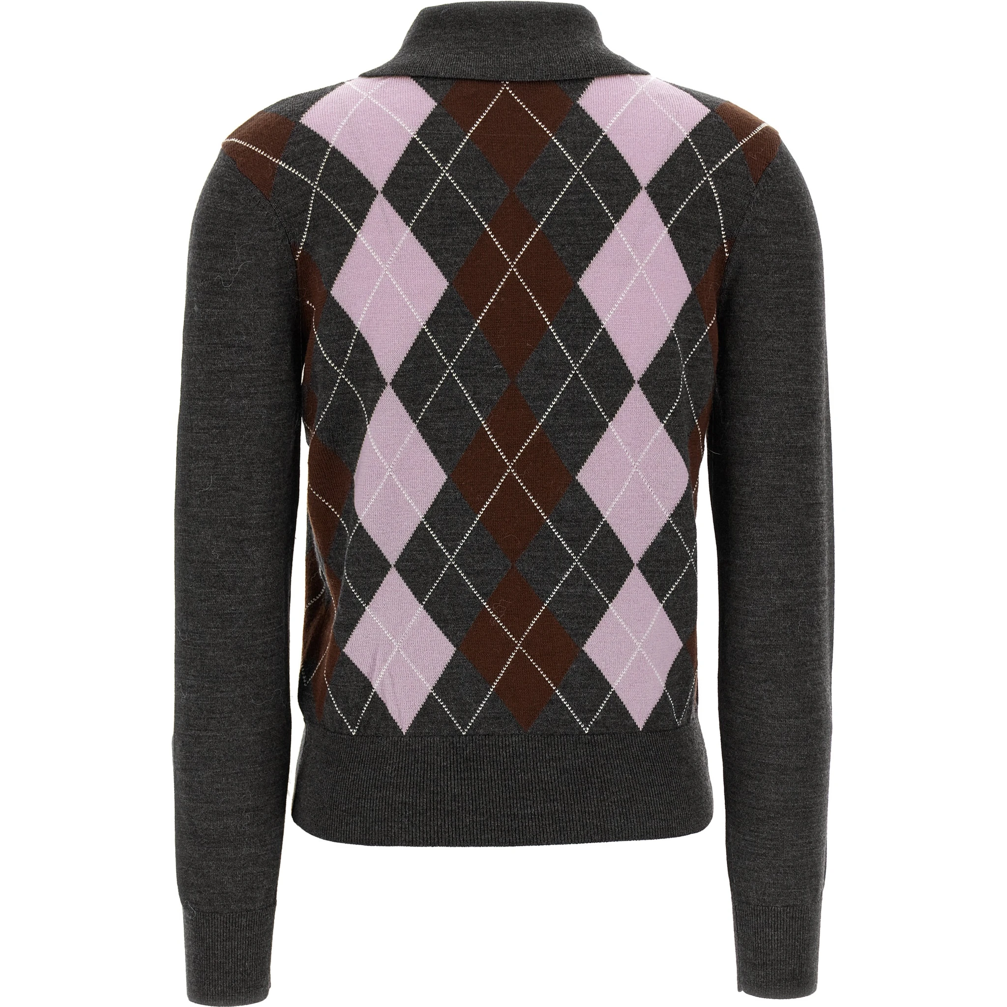 Gray Wool Cardigan