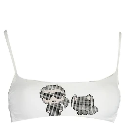 White Polyamide Women's Swimsuit