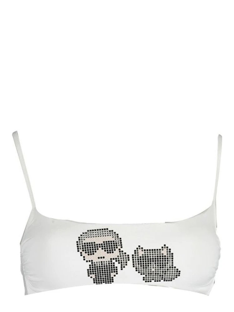 White Polyamide Women's Swimsuit