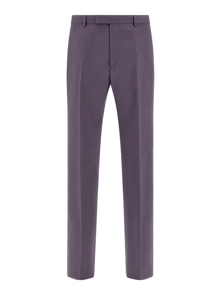 Purple Wool Dress Pants
