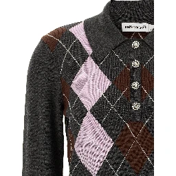 Gray Wool Cardigan