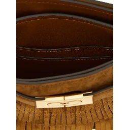 Brown Bovine Leather Handbag