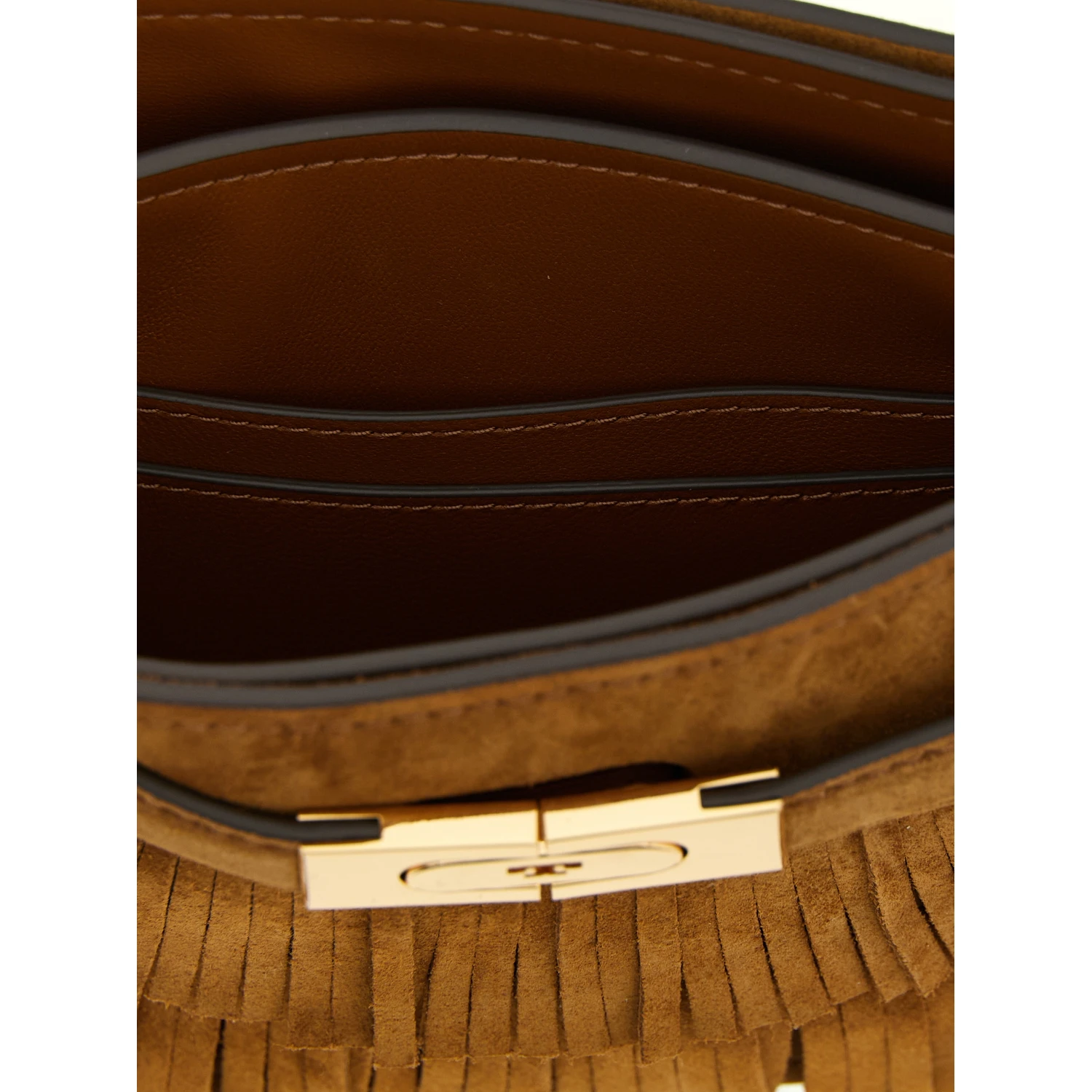 Brown Bovine Leather Handbag