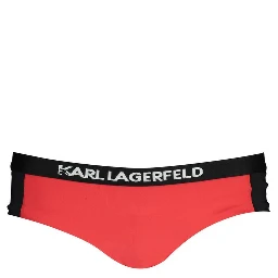 Rosso Poliammide Women Swim Brief