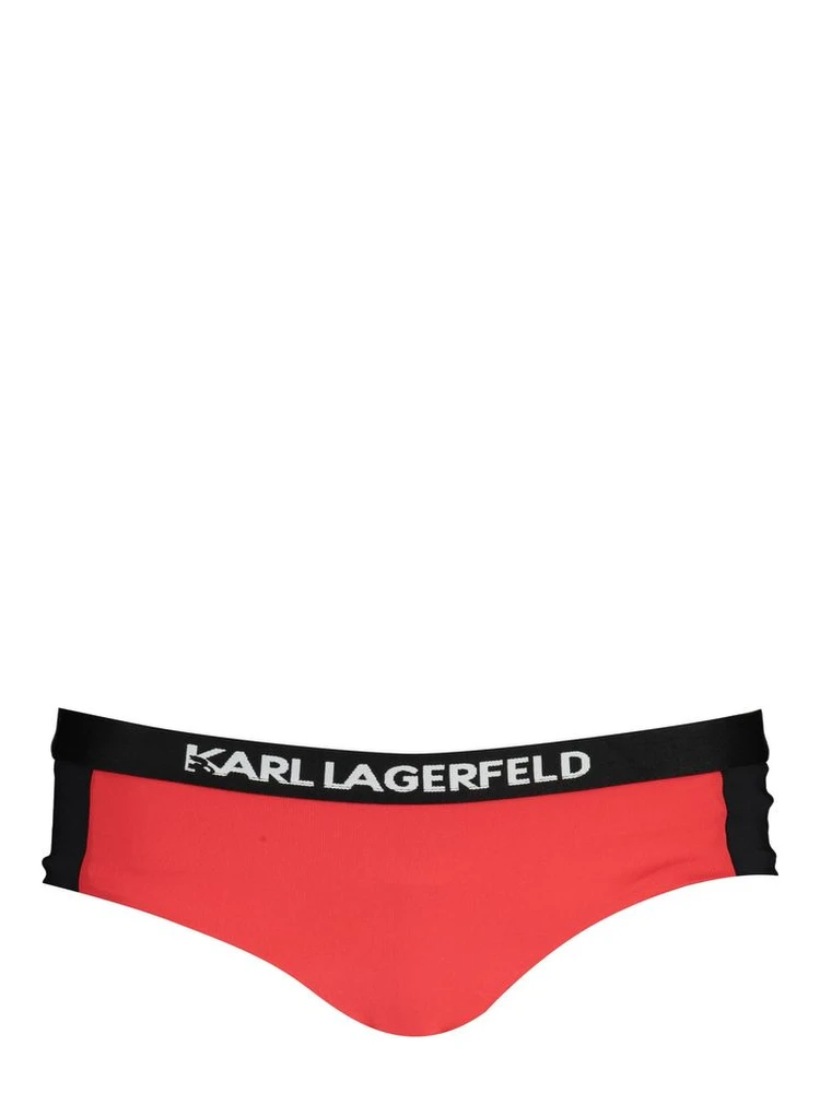 Rosso Poliammide Women Swim Brief