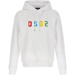 سويت شيرت قطني أبيض