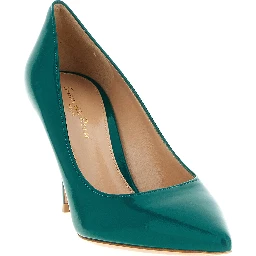 Bicolor Lamb Leather High Heel Pumps